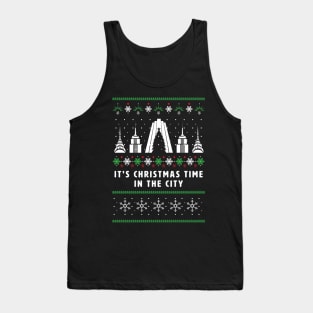 New York Ugly Christmas Sweater Tank Top